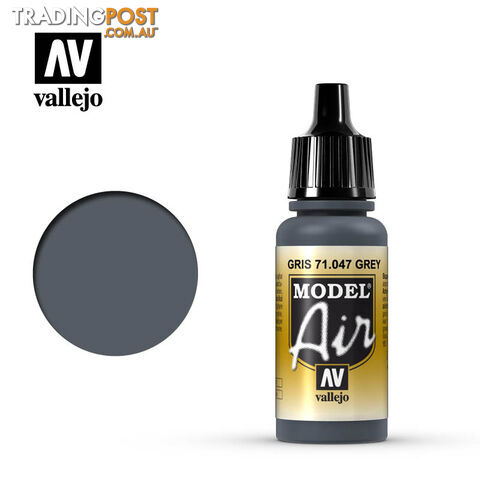 VALLEJO MODEL AIR ACRYLIC PAINT US GREY 71047 - VALLEJO