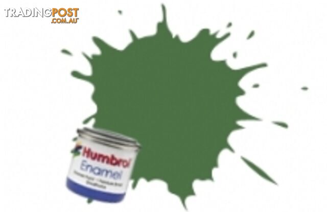 88   HUMBROL ENAMEL PAINT DECK GREEN MATT - HUMBROL