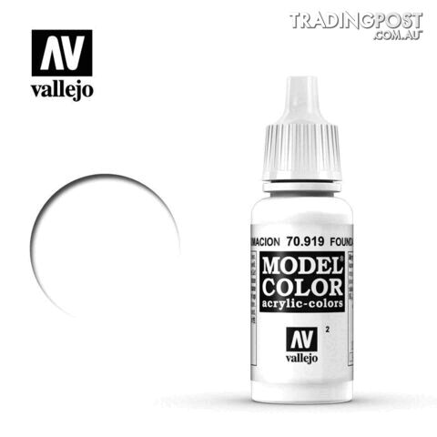 VALLEJO MODEL COLOR FOUNDATION WHITE AV70919 - VALLEJO