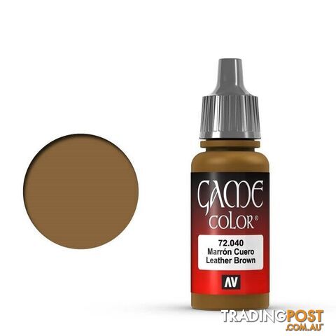 VALLEJO GAME 72040 Color Cobra Leather 17ml Acrylic Paint
