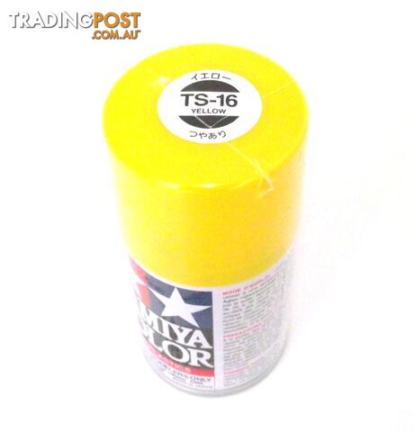 TS-16 TAMIYA ACRYLIC SPRAY PAINT YELLOW - TAMIYA PAINTS & Accessories