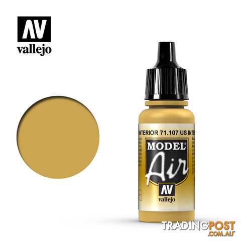 VALLEJO MODEL AIR ACRYLIC PAINT US INTER YELLO 71107 - VALLEJO