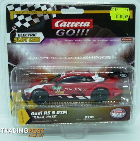 CARRERA GO Audi RS 5 DTM R Rast No 33 - CARRERA - Does not apply