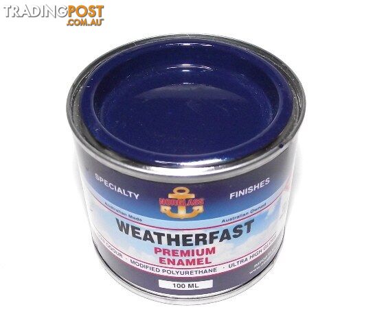 NORGLASS ULTRA HIGH GLOSS ENAMEL WEATHERFAST ADMIRALTY BLUE PREMIUM MARINE 100ML...