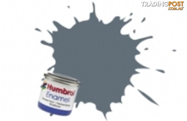 125   HUMBROL ENAMEL PAINT US DARK GREY SATIN - HUMBROL