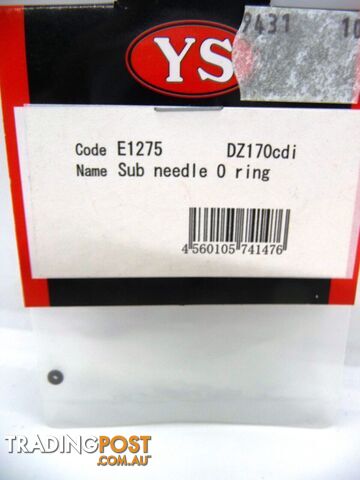 E1275 YS ENGINE PART SUB NEEDLE O RING DZ170CDI - Does not apply