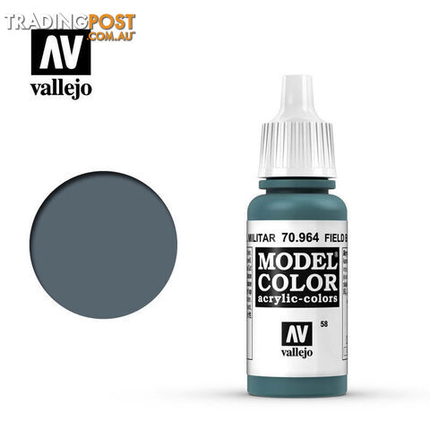 VALLEJO MODEL COLOR FIELD BLUE 17ML AV70964 - VALLEJO