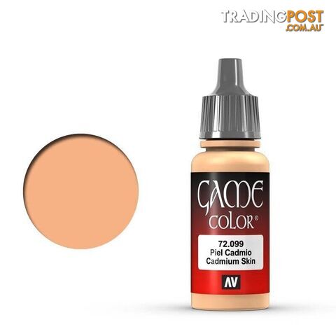 VALLEJO GAME 72099 Color Cadmium Skin 17ml Acrylic Paint