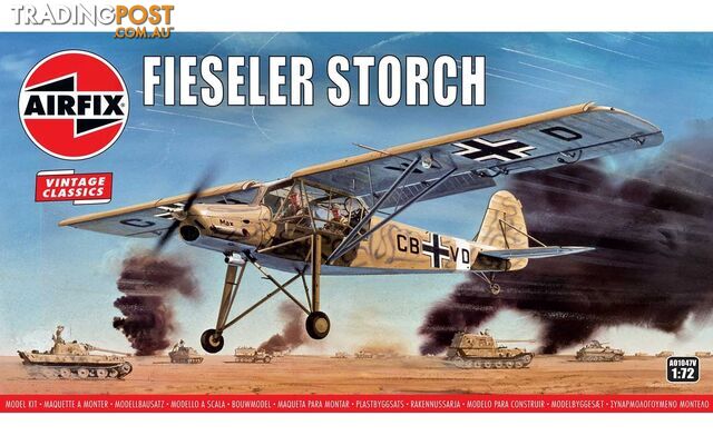 AIRFIX Fiesler Storch 1/72 A01047V Plastic Model Kit - AIRFIX