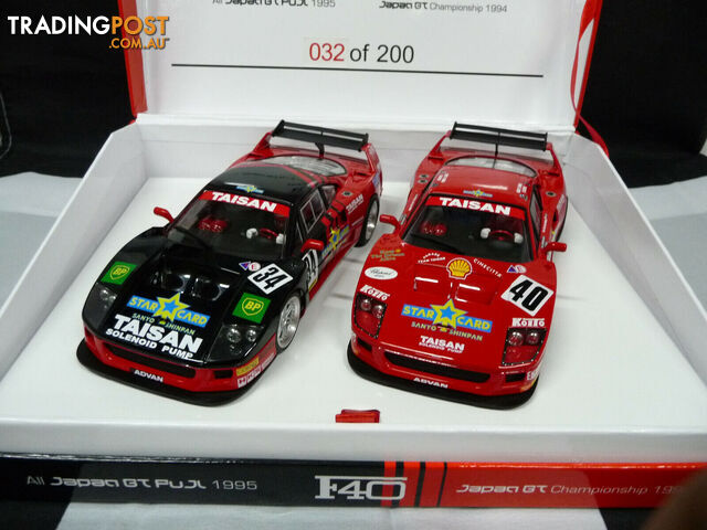 Revoslot 1:32 RS0099 Ferrari F40 TEAM TAISAN Twin Pack No34 No.40 Scalex/Carr - REVOSLOT - Does not apply