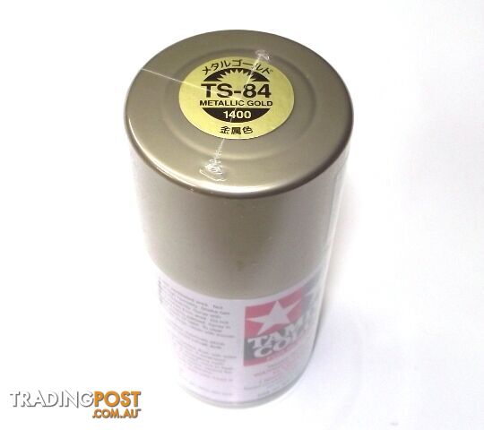 TS-84 TAMIYA ACRYLIC SPRAY PAINT METALLIC GOLD - TAMIYA PAINTS & Accessories