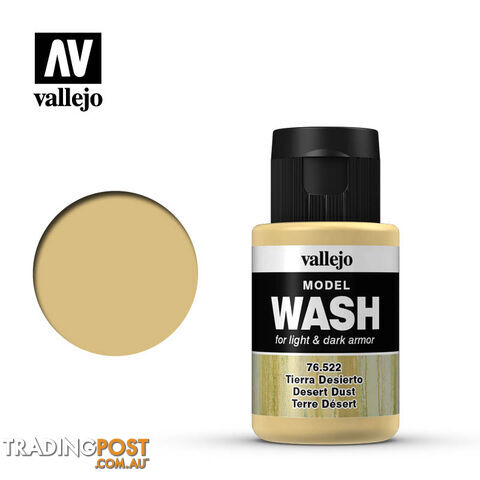 VALLEJO MODEL WASH DESERT DUST 76522 35ml - VALLEJO