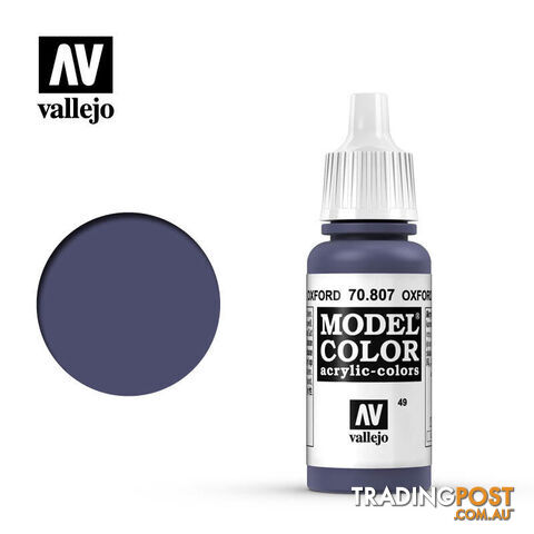 VALLEJO MODEL COLOR OXFORD BLUE 17ML AV70807 - VALLEJO