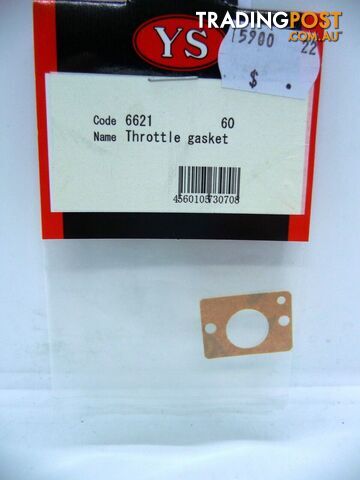 6621 YS ENGINE PART THROTTLE GASKET 60FS - Does not apply