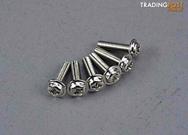 3186 (PART) TRAXXAS W/HEAD SCREW 3X12MM - TRAXXAS PARTS