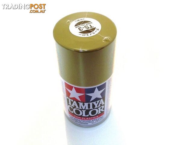 TS-3   TAMIYA ACRYLIC SPRAY PAINT  DARK YELLOW - TAMIYA PAINTS &amp; Accessories