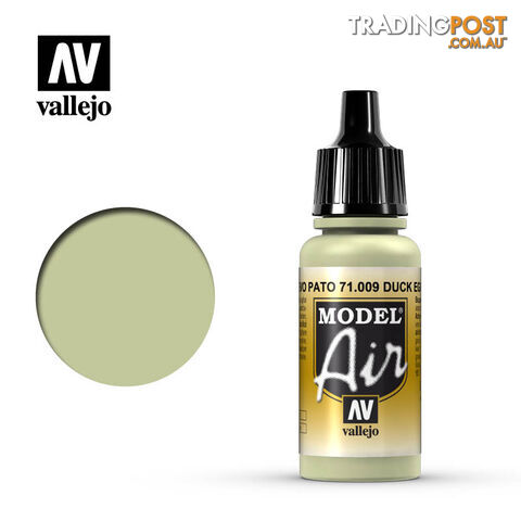 VALLEJO MODEL AIR ACRYLIC PAINT DUCK EGG GREEN 71009 - VALLEJO