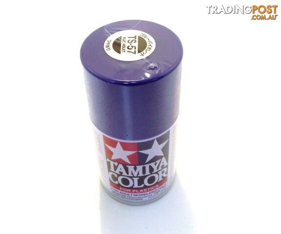 TS-57 TAMIYA ACRYLIC SPRAY PAINT BLUE VIOLET - TAMIYA PAINTS & Accessories