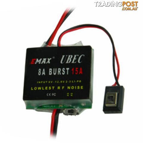 UBEC 8 AMP REGULATOR 2/3S LIPO IN 6V OUT