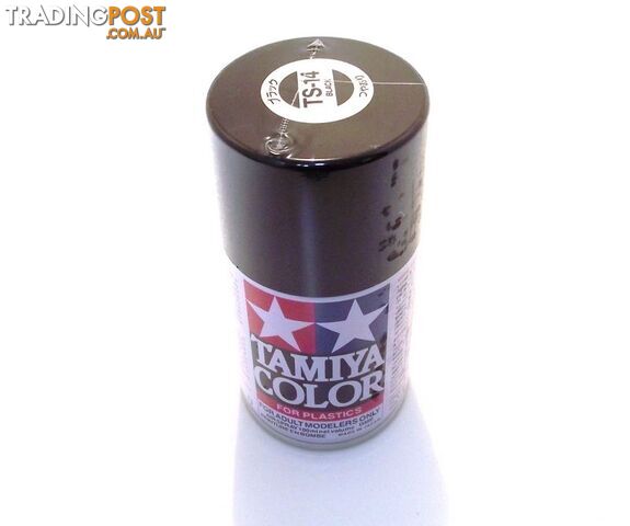 TS-14   TAMIYA ACRYLIC SPRAY PAINT  BLACK - TAMIYA PAINTS &amp; Accessories