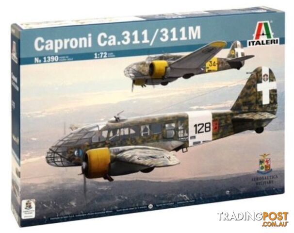 ITALERI1 I /72 CAPRON CA.311(1390) PLASTIC MODEL KIT - ITALERI
