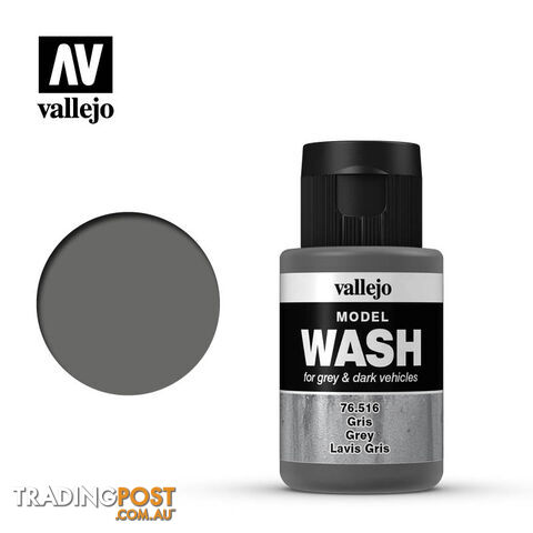 VALLEJO MODEL WASH GREY 76516 35ml - VALLEJO