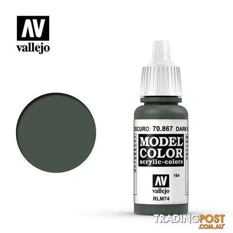 VALLEJO MODEL COLOR DARK BLUE GREY 17ML AV70867 - VALLEJO