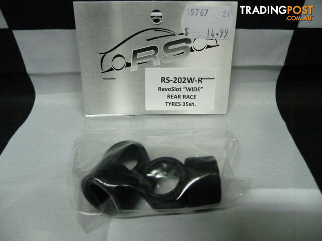 RevoSlot RS-202W-R RevoSlot WIDE Rear Race Tyres 35sh - REVOSLOT - Does not apply