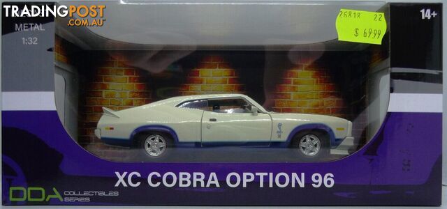 DDA Collectibles 1:32 Scale Opt 96 XC Cobra Ford Falcon White Blue DieCast - Does not apply