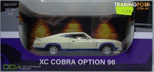 DDA Collectibles 1:32 Scale Opt 96 XC Cobra Ford Falcon White Blue DieCast - Does not apply