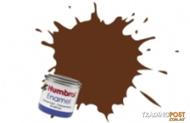 160 HUMBROL ENAMEL PAINT GERMAN RED MATT - HUMBROL
