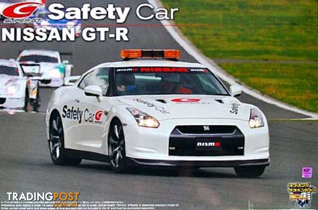 AOSHIMA Nissan GT-R Super GT Safety Car No. 044988 | 1/24  PLASTIC MODEL KIT - AOSHIMA