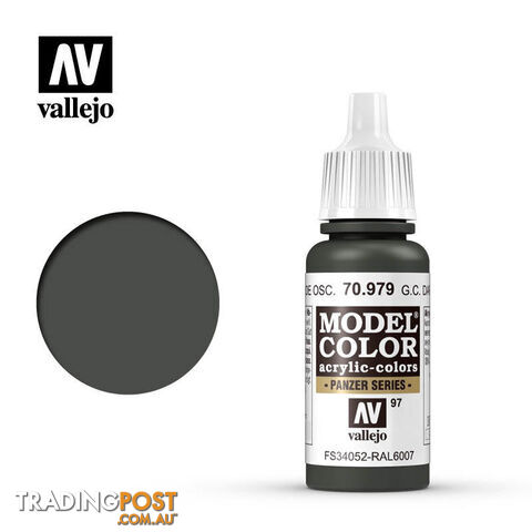 VALLEJO MODEL COLOR GERMAN DARK GREEN AV70979 - VALLEJO