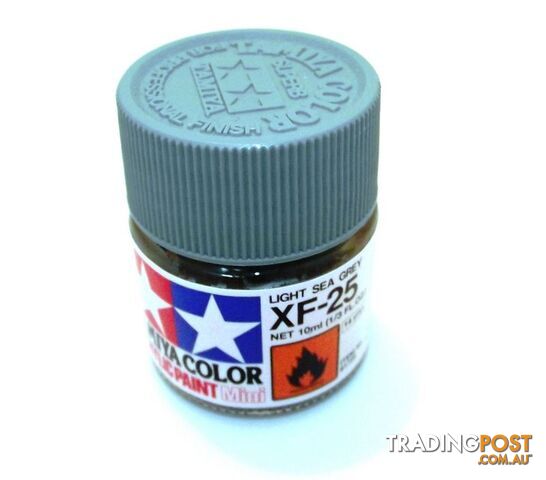 XF-25   TAMIYA ACRYLIC PAINT FLAT LIGHT SEA GREY - TAMIYA PAINTS &amp; Accessories