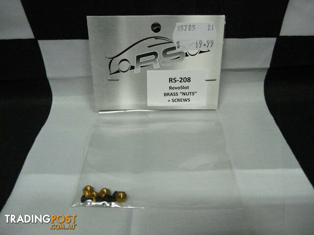 BRM SLOT RS-208 RevoSlot Brass Nuts + Screws - REVOSLOT - Does not apply