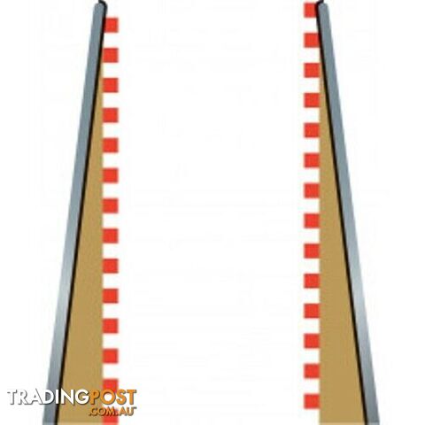 Scalextric C8233 Borders Lead in + Lead out - 2 x 350mm - SCALEXTRIC - Does not apply