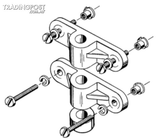 DUBRO NOSE GEAR BLOCK 156 - DUBRO