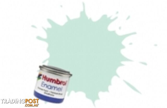 23   HUMBROL ENAMEL PAINT DUCK EGG BLUE MATT - HUMBROL