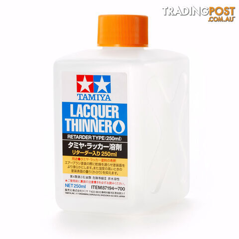 TAMIYA LACQUER THINNER RETARDER 250ML 87194 - TAMIYA PAINTS &amp; Accessories