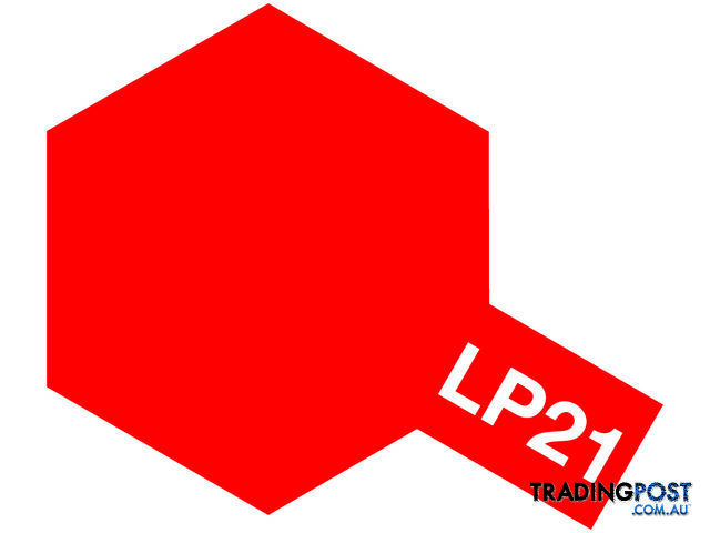 LP-21 TAMIYA LACQUER PAINT ITALIAN RED 10ml - TAMIYA PAINTS &amp; Accessories