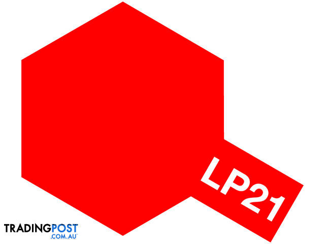LP-21 TAMIYA LACQUER PAINT ITALIAN RED 10ml - TAMIYA PAINTS & Accessories
