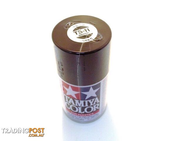 TS-11 TAMIYA ACRYLIC SPRAY PAINT MAROON - TAMIYA PAINTS & Accessories