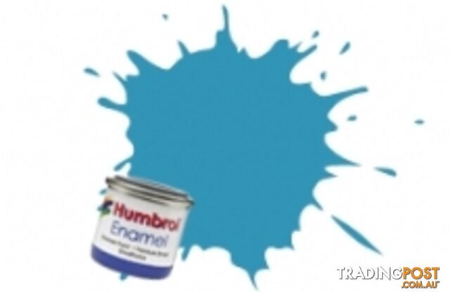 89   HUMBROL ENAMEL PAINT MIDDLE BLUE MATT - HUMBROL