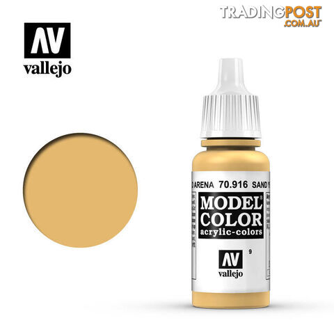 VALLEJO MODEL COLOR SAND YELLOW 17ML AV70916 - VALLEJO