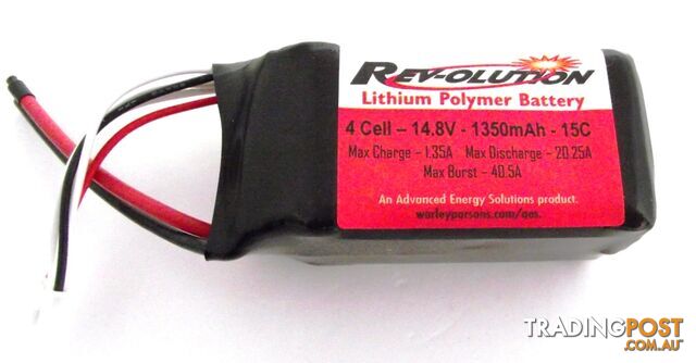 REVOLUTION LIPO 1350MAH 14.8V 15C