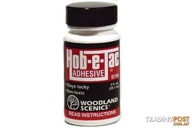 WOODLAND SCENICS  S195 HOB-E-TAC ADHESIVE 2OZ - Woodland Scenics