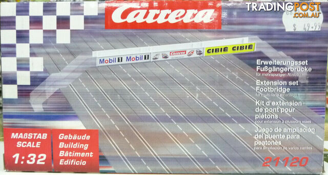 Carrera 1:32 Track Accessories - Extension Set for Footbridge 21119 - Does not...