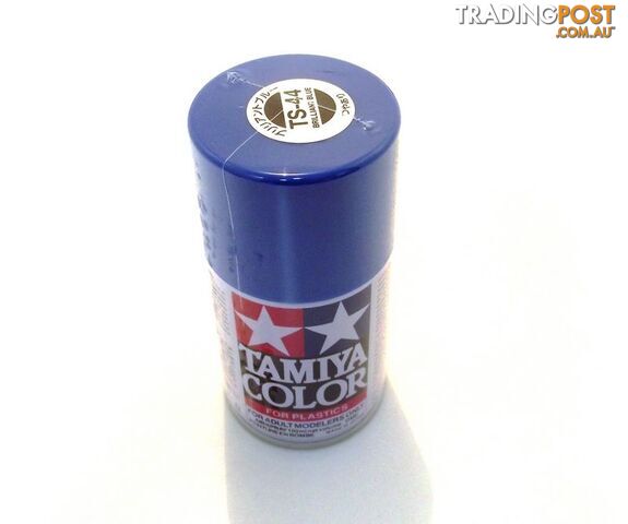 TS-44   TAMIYA ACRYLIC SPRAY PAINT  BRILLIANT BLUE - TAMIYA PAINTS &amp; Accessories