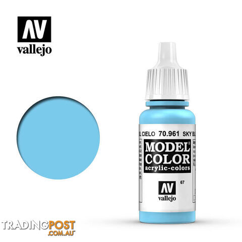 VALLEJO MODEL COLOR SKY BLUE 17ML AV70961 - VALLEJO