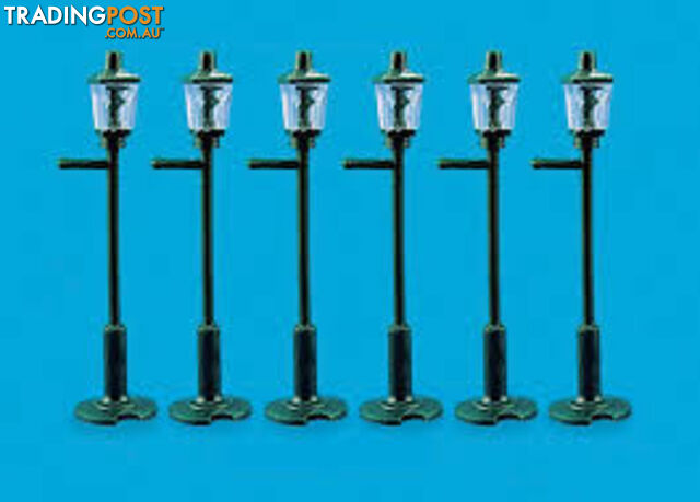MODEL SCENE 5004 OO GAS LAMP POSTS HO - MODEL SCENE